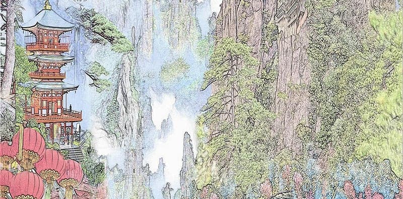 Casart Coverings New China Mural color mural reusable wallpaper feature