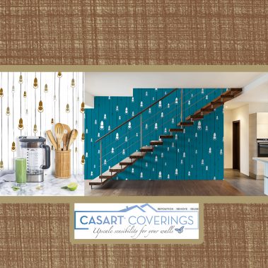 Casart Coverings press Light Rain and coordinating tatterns_Ideal Farmhouse Kitchen on Annie Oak blog by Minuca Elena