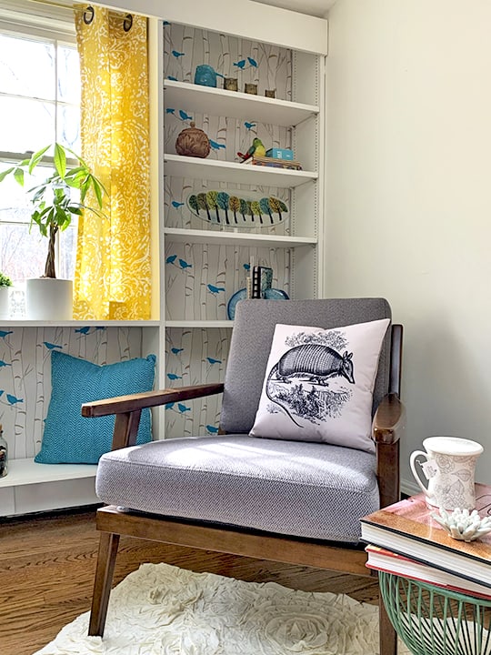 Casart Customer She Room Makeover After Custom Birds Birch right side